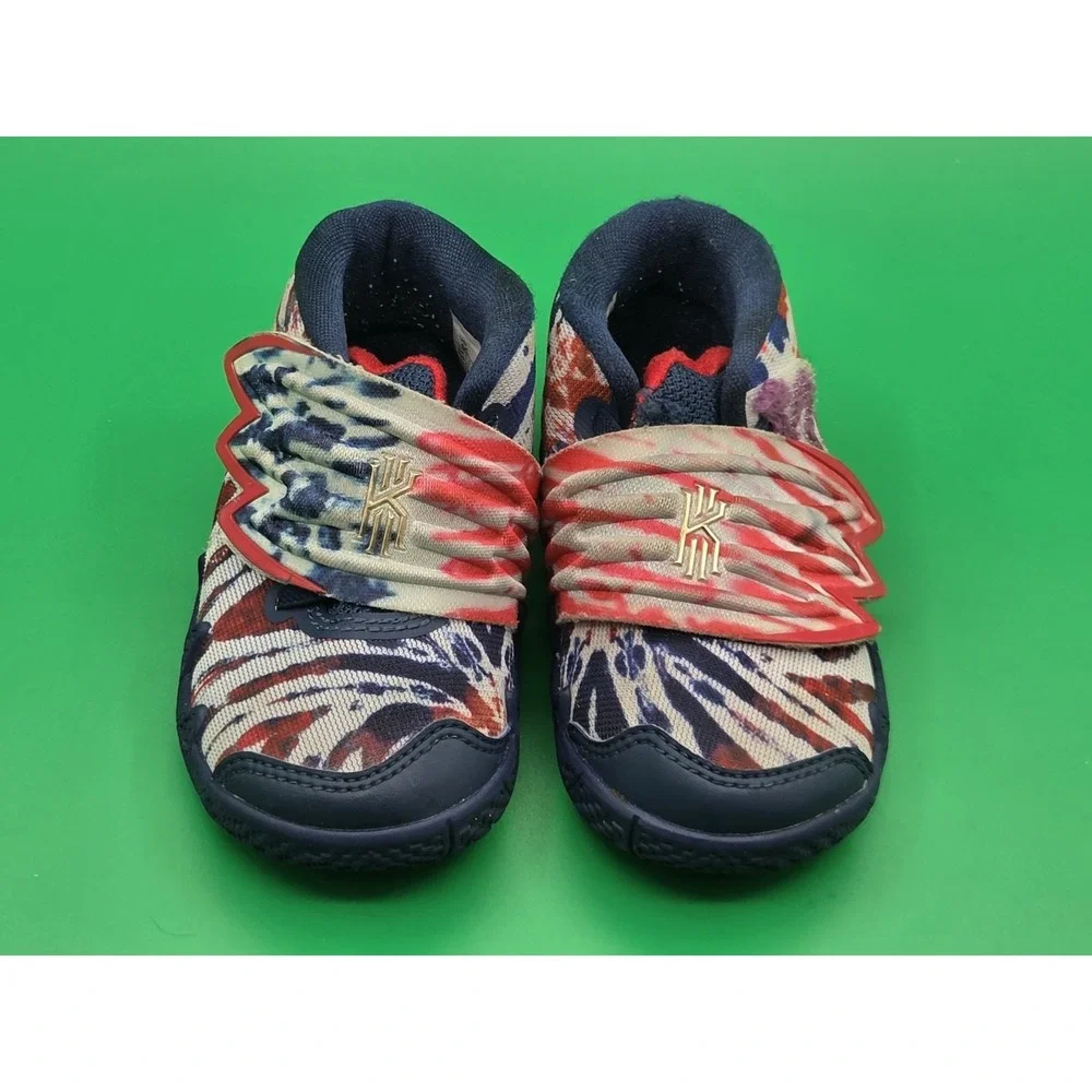 Nike Toddler KYBrid S2 TDV Tie Dye Basketball Shoes DA2324-400 USA Blue Size 6C